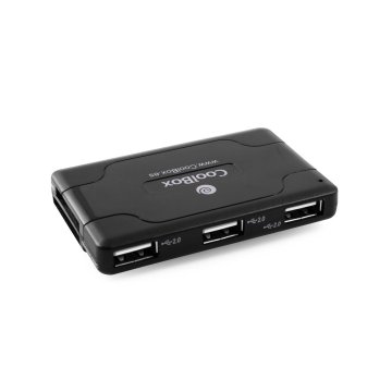 Card Reader Externo Usb Coolbox Cre065 Lector Dnie 4.0 + Lector Sim + Memorias Lector Memoria Flash Sd, Microsd, 2