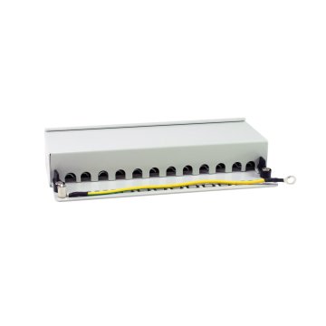 Patch Panel De Sobremesa Equip Cat.6a Apantallado 12 Puertos Color Negro (ral 7035) 2