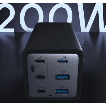 Cargador Conceptronic 200w 
Usb-cx4 Usb-ax4 Quickcharge... 2