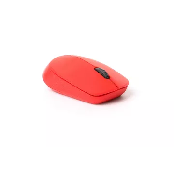 Mouse Rapoo Wireless Y Bluetooth M100 Silent 2.4g Ghz Bt 4.0 Usb 3.0 3 Botones 1300 Ppp Rojo 2