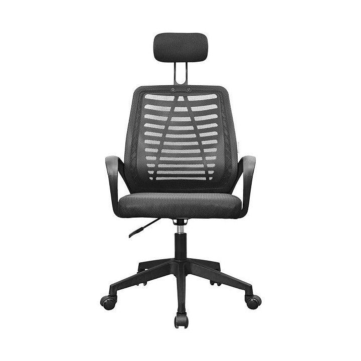 Silla Ergonomica Mars Gaming Mgcergobbk Negro Respaldo En Malla Transpirable Reposacabezas Ajustable