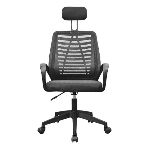 Silla Ergonomica Mars Gaming Mgcergobbk Negro Respaldo En Malla Transpirable Reposacabezas Ajustable