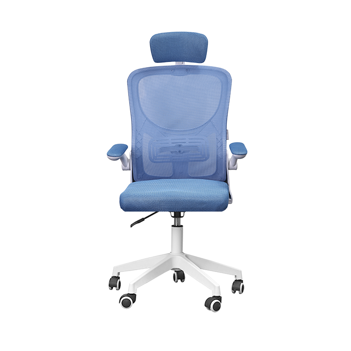 Silla Ergonomica Mars Gaming Mgcergopluswbl Azul Y Blanco Malla Transpirable Reposacabezas Reposabrazos Ajustable