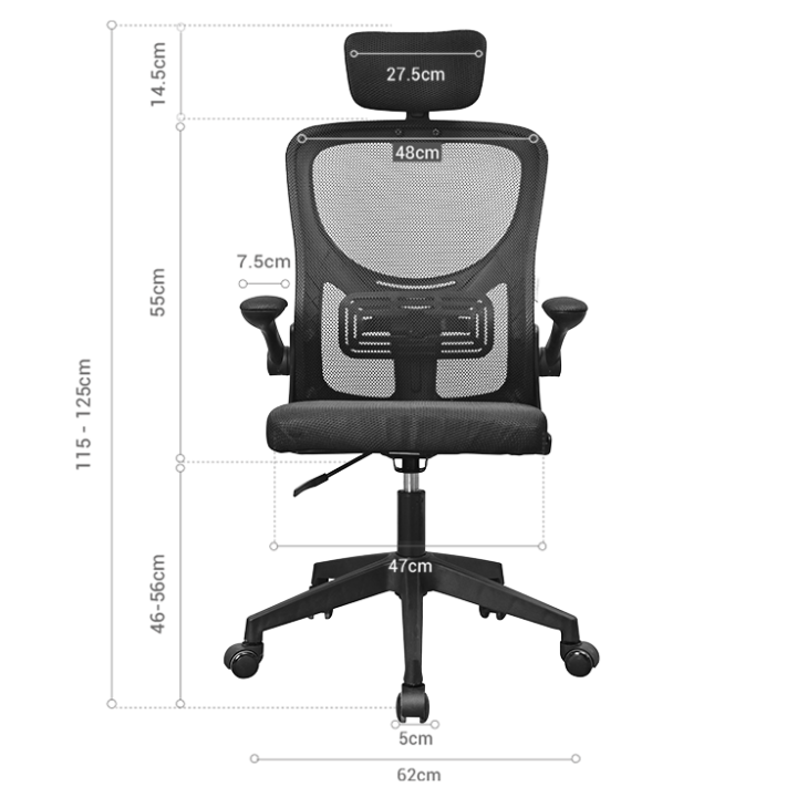 Silla Ergonomica Mars Gaming Mgcergopluswbl...