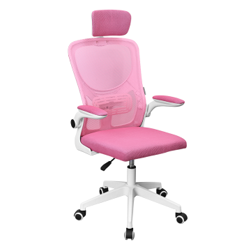 Silla Ergonomica Mars Gaming Mgcergopluswpk Rosa Y Blanco... 2