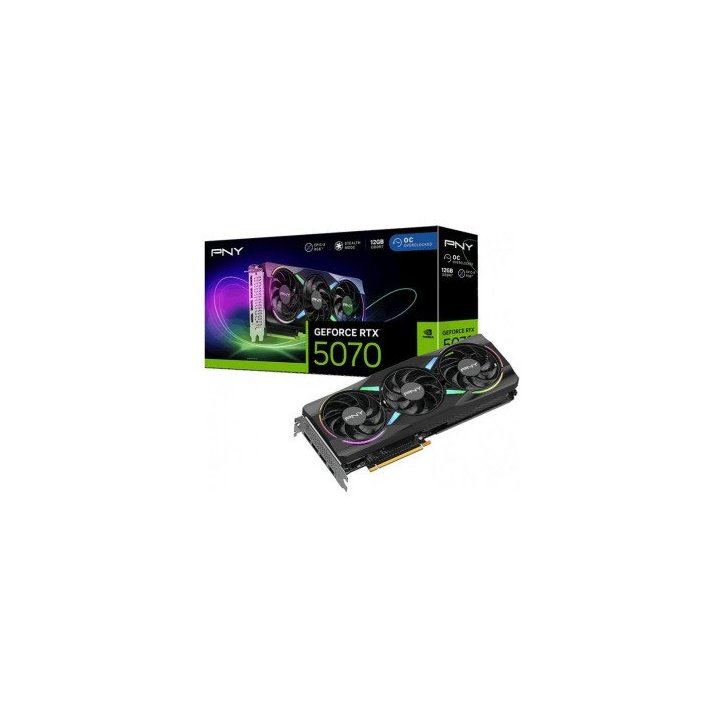 Vga Pny Geforce Rtx 5070 Ti Argb Oc 16gb Ddr7 3xdp 1xhdmi 2.3 Ghz Cuda 8960 256bit 300w