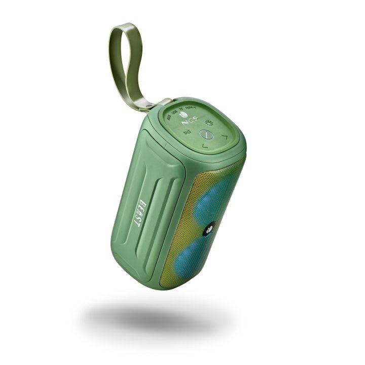 Altavoz Bluetooth Portable Ngs Rollerbeastgreen 32w Bluetooth, Luces Rgb Impermeabilidad Ipx5