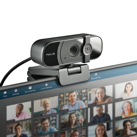 Webcam Ngs Xpresscam 1080hd Fullhd (1920x1080) 30fps  Cable Usb 2,0 1,5m