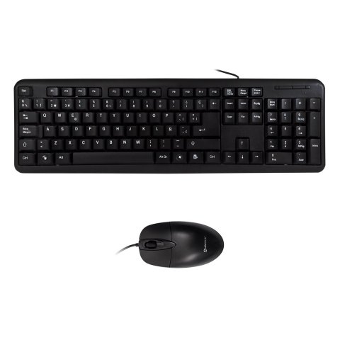 Teclado Y Mouse Unykach Oem 1200dpi Negro Mate