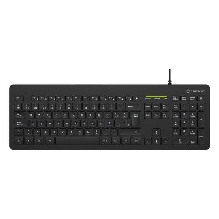 Teclado Y Mouse Unykach Mk211 Pro Slim 2400 Dpi Diseño Ultra Delgado 