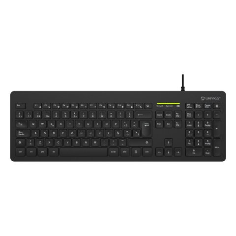 Teclado Y Mouse Unykach Mk211 Pro Slim 2400 Dpi Diseño Ultra Delgado 