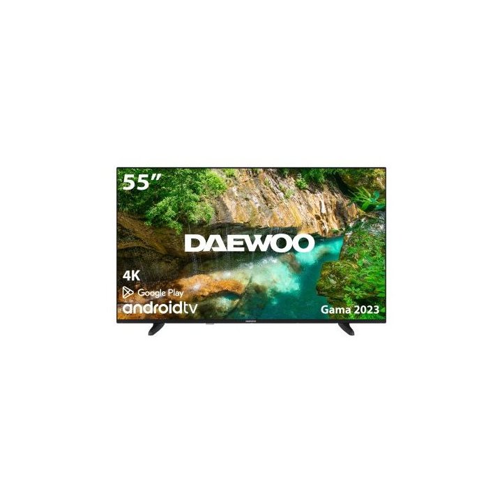 Televisor 55" Daewo 55dm62ua 4k Uhd 3xhdmi 2xusb Android Tv 11 Vesa 200x200