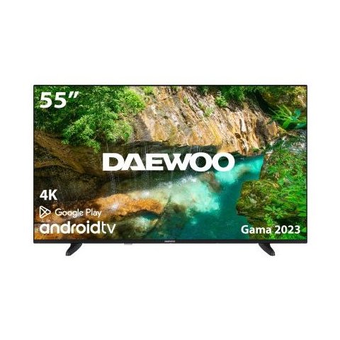 Televisor 55" Daewo 55dm62ua 4k Uhd 3xhdmi 2xusb Android Tv 11 Vesa 200x200
