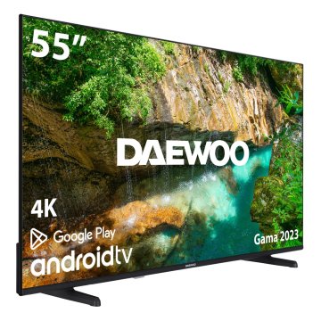 Televisor 55" Daewo 55dm62ua 4k Uhd 3xhdmi 2xusb Android Tv 11 Vesa 200x200 2