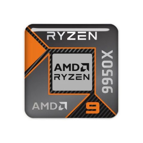 Cpu Amd Am5 Ryzen 9 9950x 4.3ghz - 5.7ghz 16 Core 64mb 16mb Cache 170wat Igpu Box (no Fan)