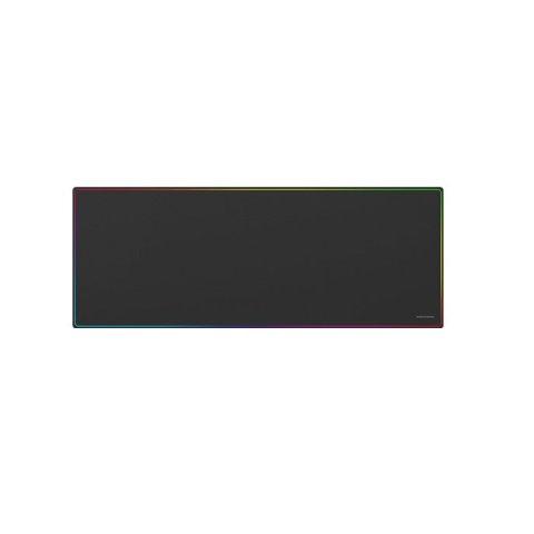 Alfombrilla Mars Gaming Mmp124 Superficie Nano-textil Diseño Rainbow 880x330mm Color Negro