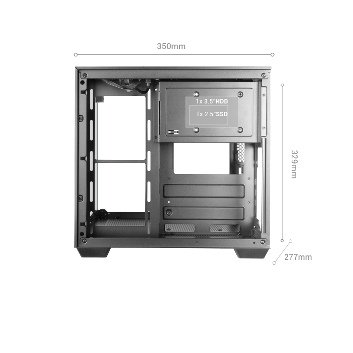 Caja Microatx Gaming Mars Gaming Mcvisionmp...