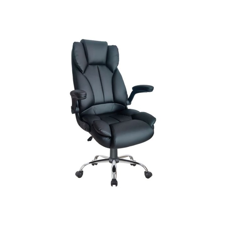 Silla De Oficina Ergonomica Equip Color Negro Recubrimiento Pu De Alta Calidad Diseño Ergonomico