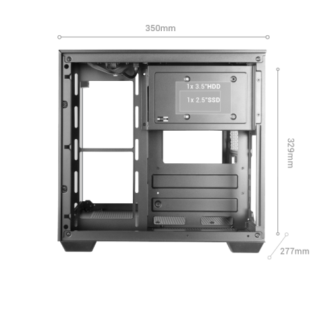 Caja Microatx Gaming Mars Gaming Mcvisionmw...