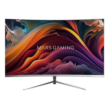 Monitor 27" Curvo Dp Hdmi Mars Gaming Mv27 Ips Fhd 200hz 1ms 250cd m² 1500r Vesa 100x100 Blanco 2