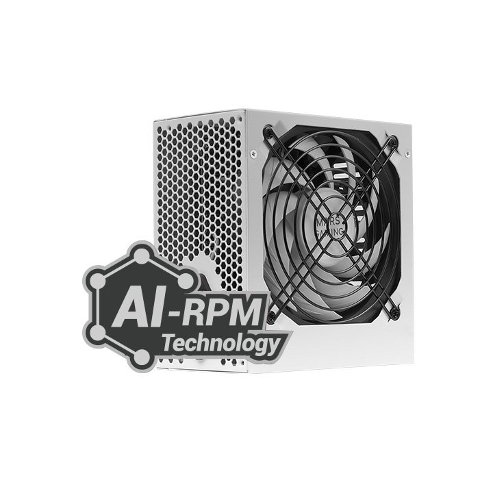 Fuente De Alimentacion Mars Gaming Mpiii 550w, Eficiencia 85% Pfc Activo Vent 12x12 14db Haswell Destinada Para Reparaciones 