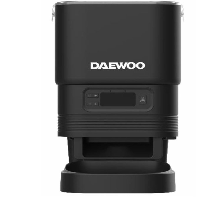 Alimentador De Mascotas Automatico Daewoo D-pf11 Capacidad 4l Bateria Y Cable Lcd 6 Comidas Al Dia