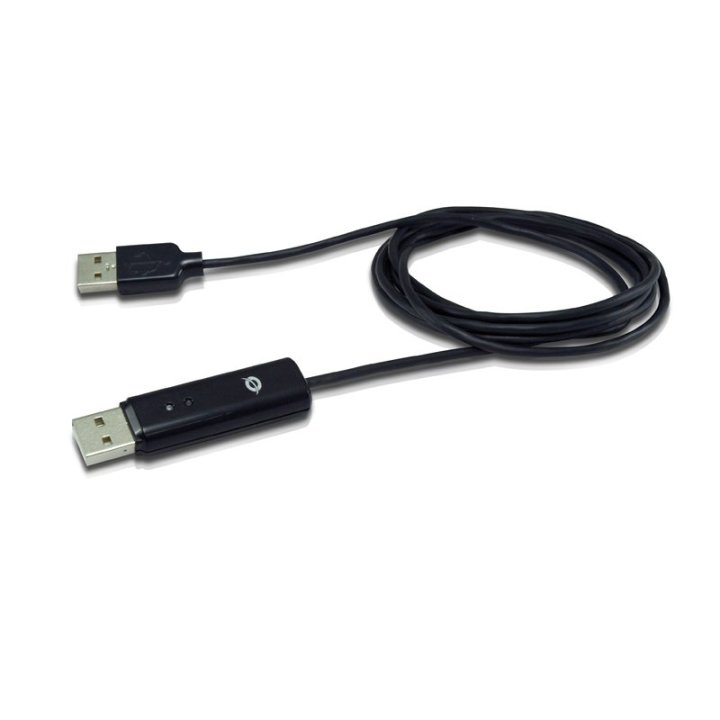 Cable Conceptronic Usb Compartidor De Teclado, Mouse Y Unidades Opticas C05-009
