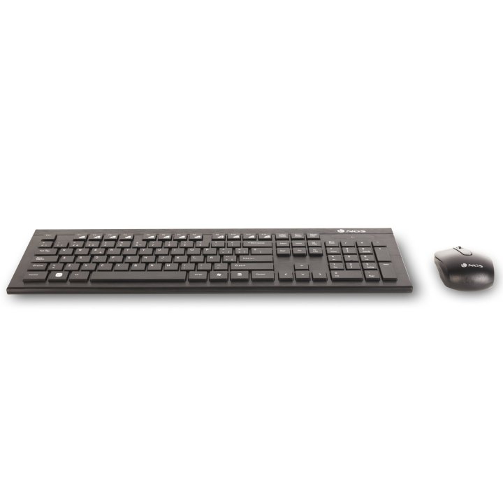 Teclado Y Mouse Ngs Wireless Dragonfly 2.4ghz Nano Usb 1200 Dpi