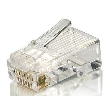 Kit 100 Conectores Rj45 Equip Categoria 6 Con Guia 121141