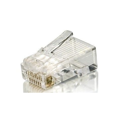 Kit 100 Conectores Rj45 Equip Categoria 6 Con Guia 121141