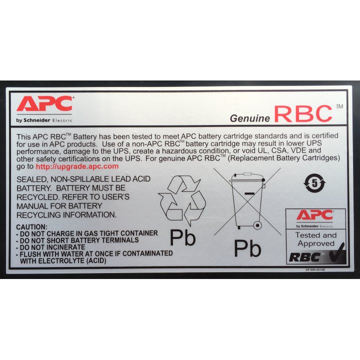 Batería Repuesto Apc Apcrbc140 Smart Ups Rt +5kva