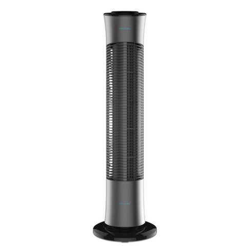 Ventilador Cecotec Energysilence 7090 Skyline Tower Fan 76cm De Altura 45w 3 Velocidades Diseño Elegante Gris - Oferta_moving