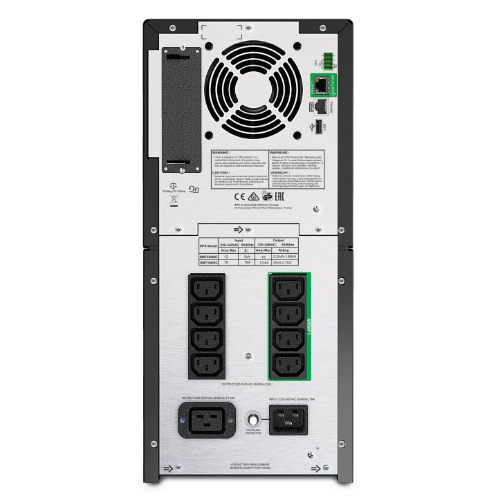 Sai Apc Smt2200ic Smart Ups 2200va 1980w 230v 8xiec 1xiec 320 C19 Formato Torre Smartconnect