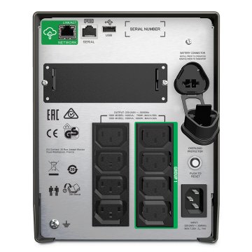 Sai Apc Smt1000ic Smart Ups 1000va 700w 230v 8xiec Lcd Formato Torre Smartconnect 2