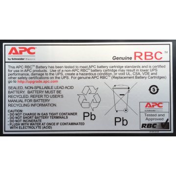 Batería De Repuesto Apc Para Smart Ups Smt1500ic 2