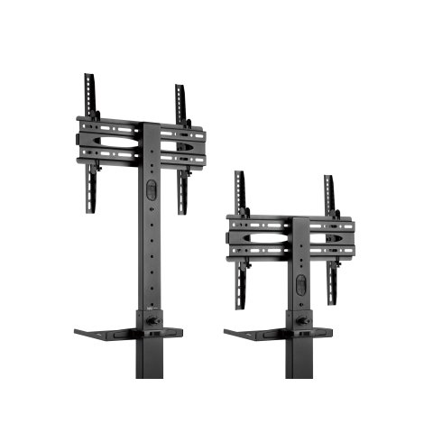 (km0) Soporte De Suelo Con Ruedas Equip Para Pantalla De 32" - 55" Fijo Max. Vesa 400x400 Hasta 35kgcash30