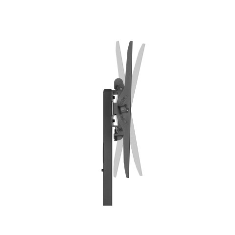 (km0) Soporte De Suelo Con Ruedas Equip Para Pantalla De 32" - 55" Fijo Max. Vesa 400x400 Hasta 35kgcash30