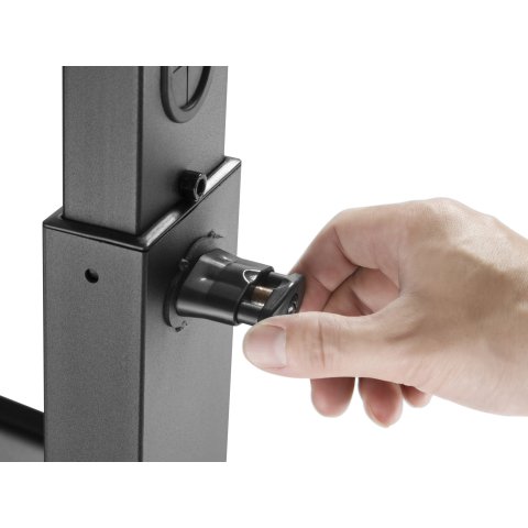 (km0) Soporte De Suelo Con Ruedas Equip Para Pantalla De 32" - 55" Fijo Max. Vesa 400x400 Hasta 35kgcash30