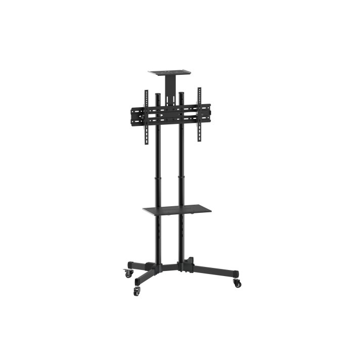 (km0) Soporte De Suelo Con Ruedas Equip Para Pantalla De 37" - 70" Fijo Max. Vesa 600x400 Hasta 50kgcash30