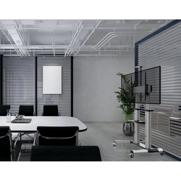 Soporte De Suelo Con Ruedas Equip Para Pantalla De 60-100" Inclinable Vesa Max. 1000 X 600 Hasta 100kg