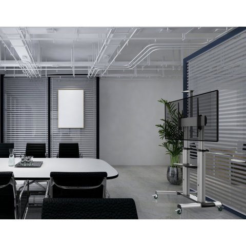 (km0) Soporte De Pantalla Equip Con Ruedas De 60-100" Cash30 