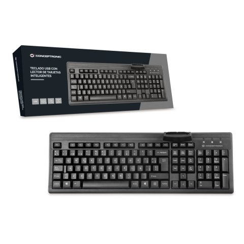 Teclado Conceptronic Con Lector Dnie Compatible...