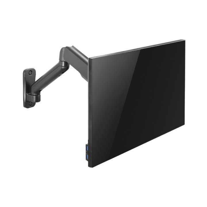 (km0) Soporte De Pared Orientable Equip Para Pantalla De 17"-32" Brazo 564mm Muelle De Gas Hasta 9kgcash30
