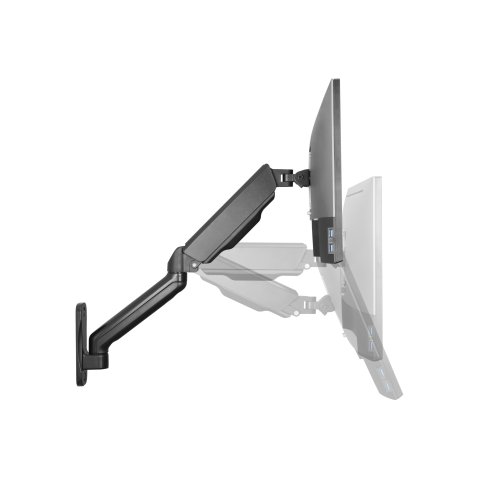 (km0) Soporte De Pared Orientable Equip Para Pantalla De 17"-32" Brazo 564mm Muelle De Gas Hasta 9kgcash30