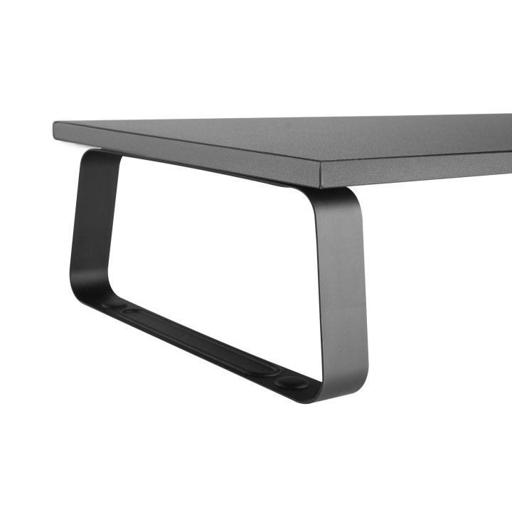 (km0) Stand De Sobremesa Para 1 Pantallas Equip Elevador Color Negro 650880 Cash30