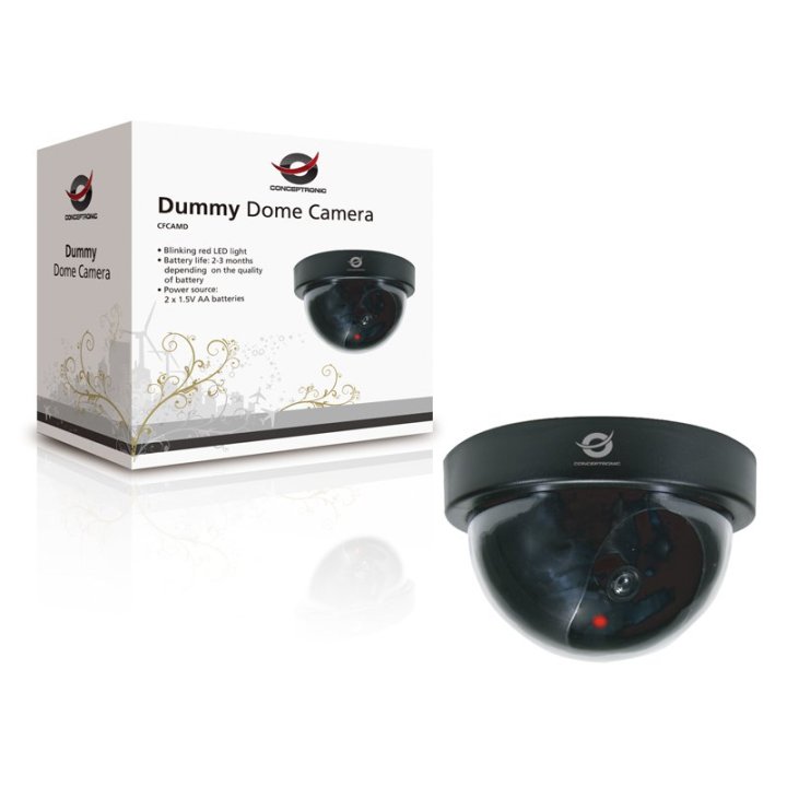 (km0) Camara Conceptronic Domo Dummy Videovigilancia Cash30