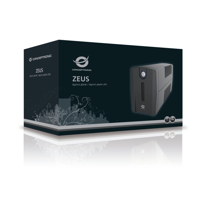 (km0) Sai 850va Conceptronic 480w 4xiec 