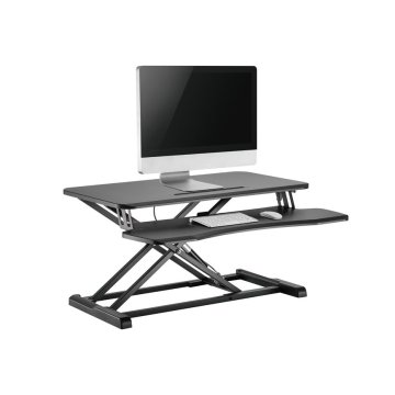 (km0) Stand De Sobremesa Ergonomico Equip 650840 Para Pc   Pantalla Y Teclado Altura Ajustable Cash30 2
