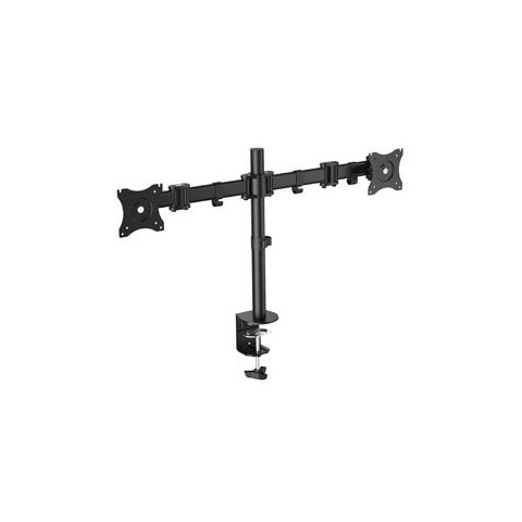 Soporte De Mesa Equip 650115 Para 2 Pantallas 13"-27" De Brazo Inclinable Y Giratorio 360§ Max. Vesa 100x100 Hata 8kg