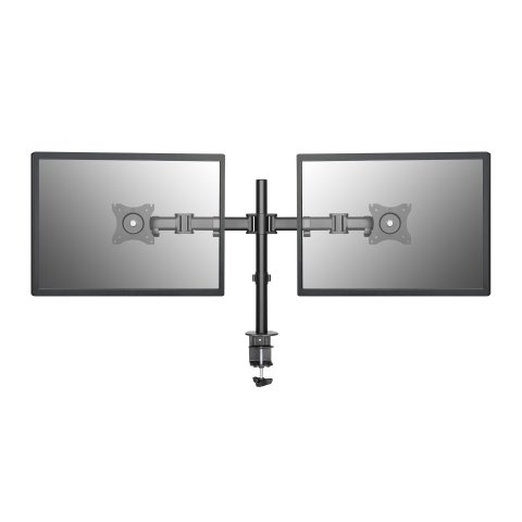 Soporte De Mesa Equip 650115 Para 2 Pantallas 13"-27" De Brazo Inclinable Y Giratorio 360§ Max. Vesa 100x100 Hata 8kg